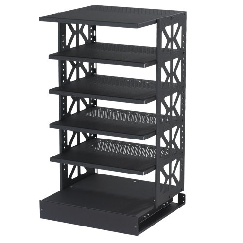 Raxxess Tall Steel PullOut Rotating Shelving Unit Wayfair